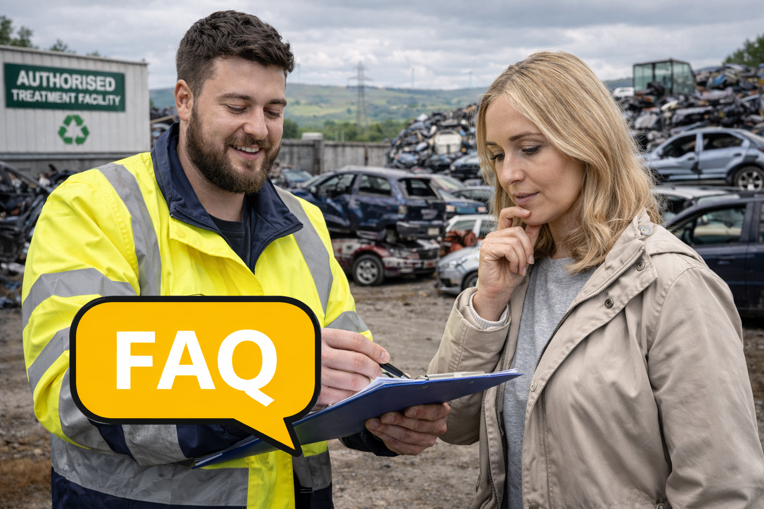 Scrap car FAQs and advice in Haydock